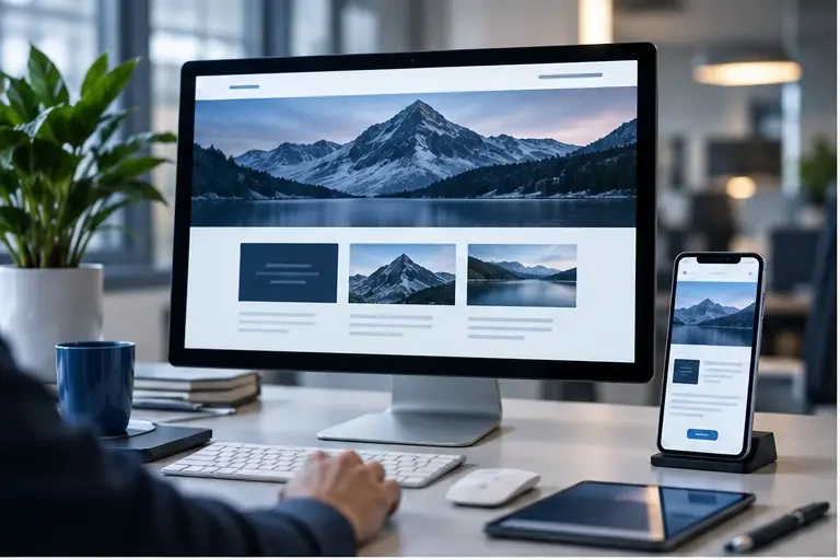 Sitio web y servicios de hosting empresarial